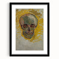 Expressionist Wall Art - Van Gogh Skull Profile - Bold Impressionism