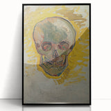 Expressionist Wall Art - Van Gogh Skull Profile - Bold Impressionism