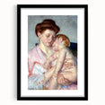 Impressionist Wall Art - Sleepy Baby by Mary Cassatt - Motherly Bond