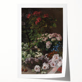 Impressionist Wall Art - Spring Flowers by Claude Monet - Floral Elegance