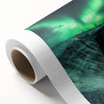 Rolled canvas showcasing a vibrant abstract landscape design with earthy tones and intricate textures, carefully packaged in a protective cardboard tube for safe shipping. Ideal for home decor enthusiasts seeking unique wall art.