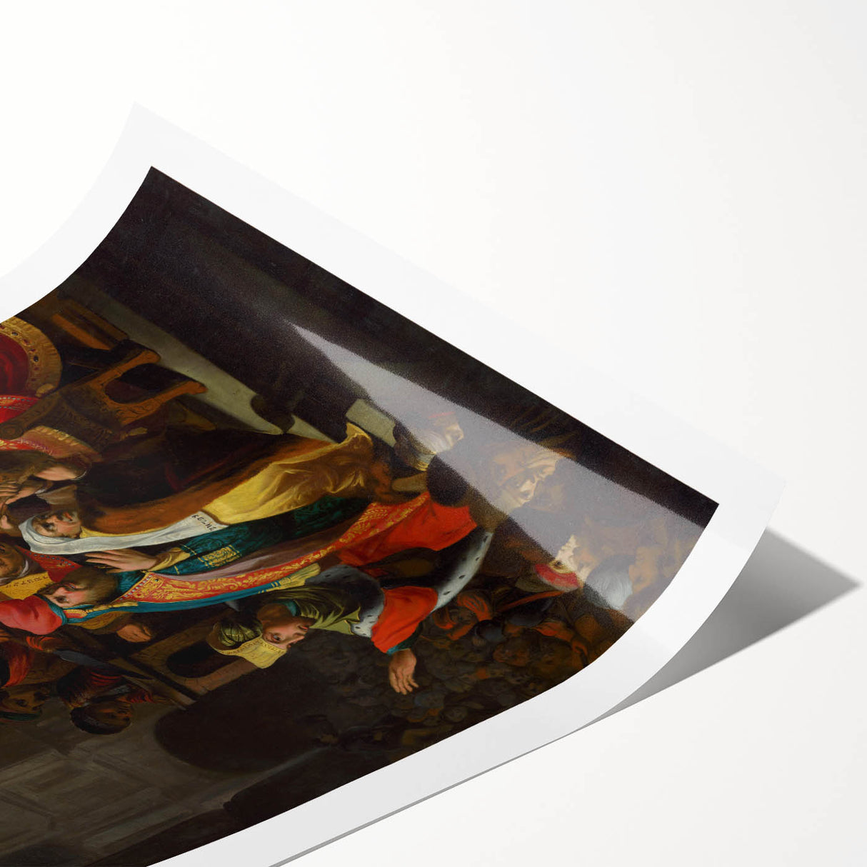 Rococo Art Print – Elegant Antique Wall Art with Rich Detailing