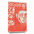 Bold Expressionist Poster - Red and White Brücke 1909 Canvas Print