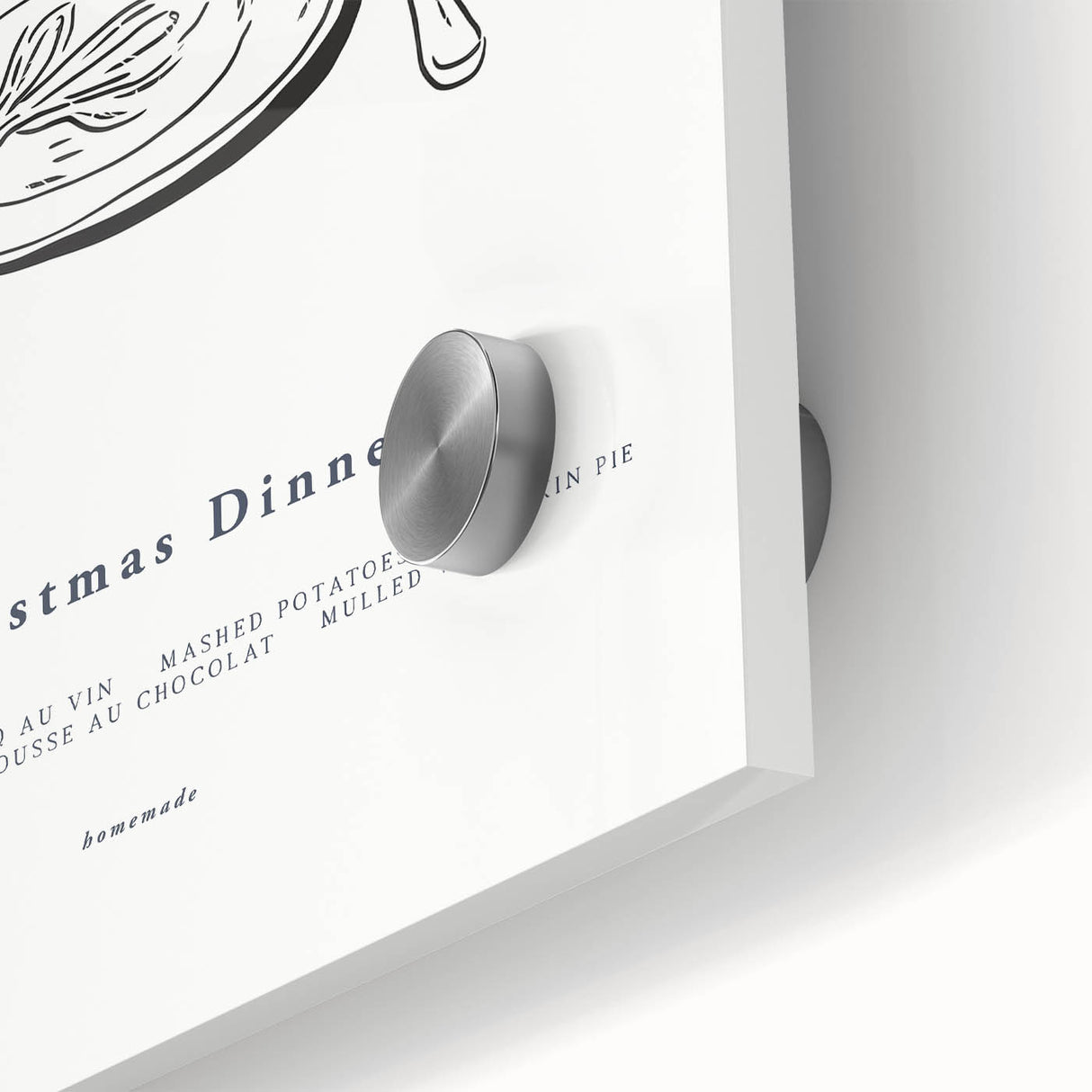 Christmas Dinner – Elegant Holiday Wall Decor