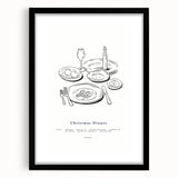 Christmas Dinner – Elegant Holiday Wall Decor