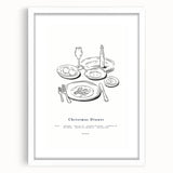 Christmas Dinner – Elegant Holiday Wall Decor
