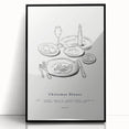 Christmas Dinner – Elegant Holiday Wall Decor