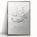 Christmas Dinner – Elegant Holiday Wall Decor