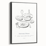 Christmas Dinner – Elegant Holiday Wall Decor