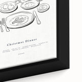 Christmas Dinner – Elegant Holiday Wall Decor