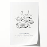 Christmas Dinner – Elegant Holiday Wall Decor
