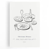 Christmas Dinner – Elegant Holiday Wall Decor