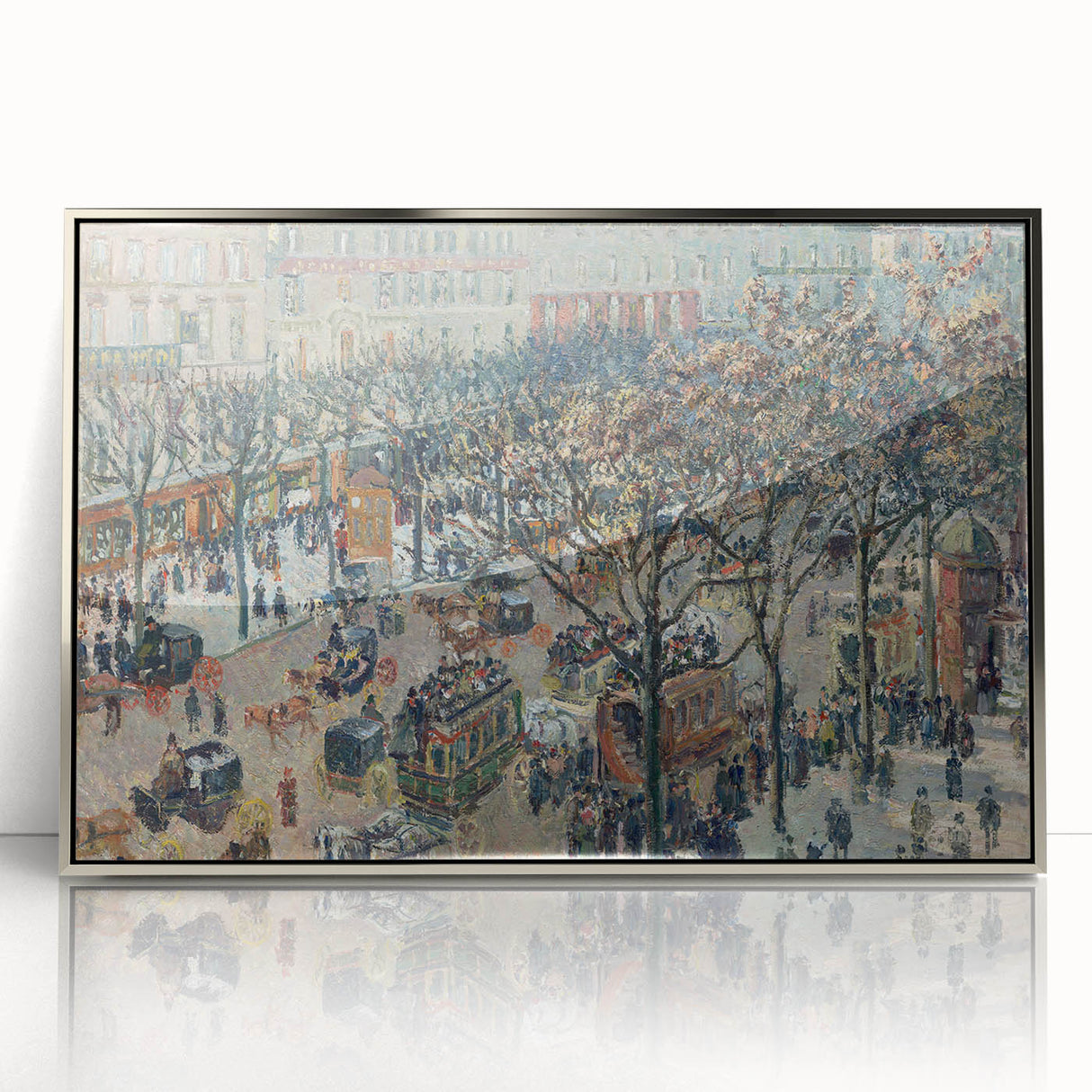 Impressionist Cityscape Wall Art - Pissarro's Boulevard in Sunlight