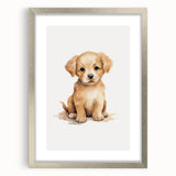 Cute Puppy Nursery Wall Art – Baby Room Decor & Kids Prints