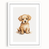 Cute Puppy Nursery Wall Art – Baby Room Decor & Kids Prints