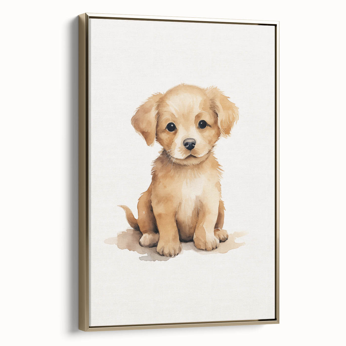 Cute Puppy Nursery Wall Art – Baby Room Decor & Kids Prints