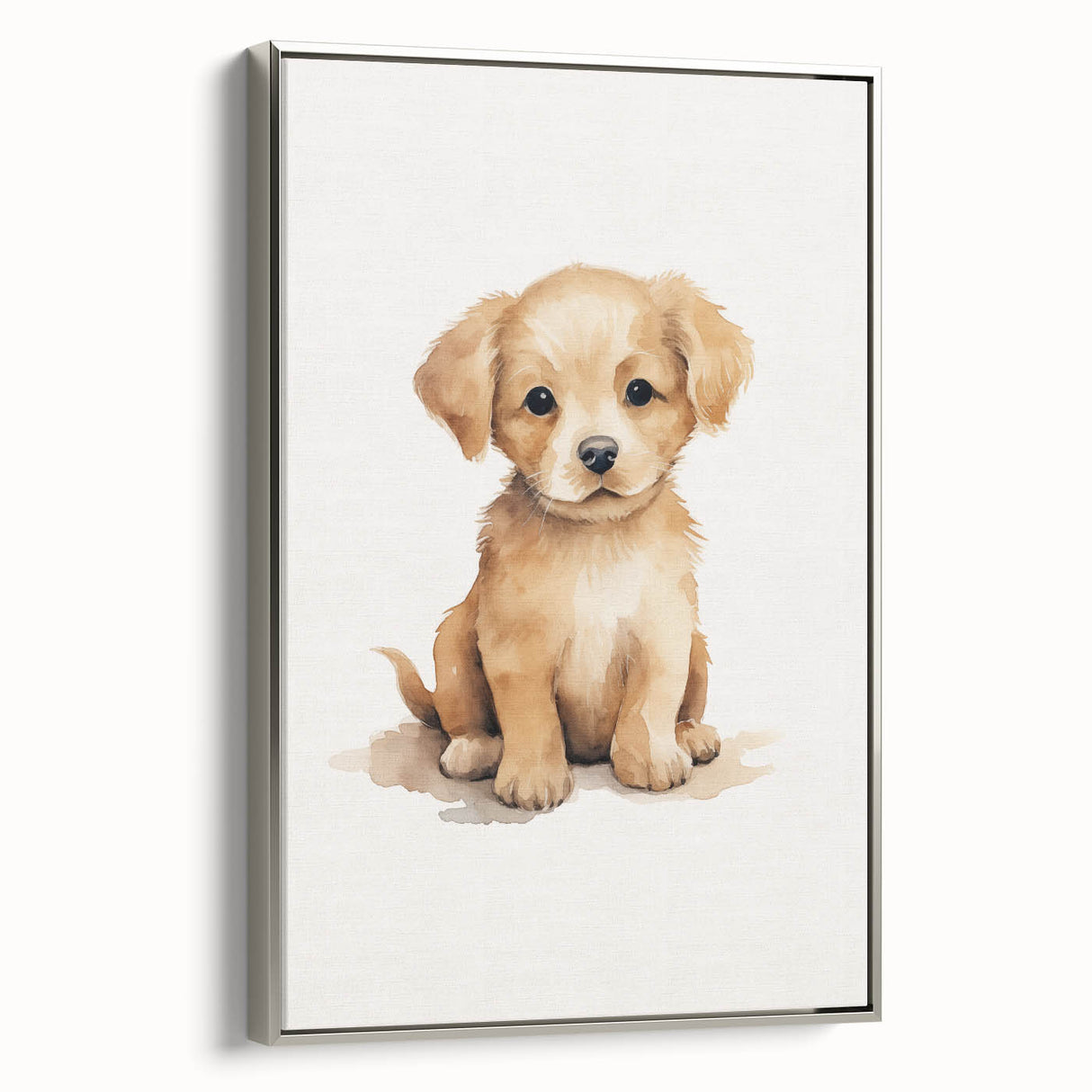 Cute Puppy Nursery Wall Art – Baby Room Decor & Kids Prints