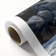 Stunning rolled canvas artwork depicting vibrant canyons in rich earth tones, showcasing unique textures and details, ideal for enhancing home decor.