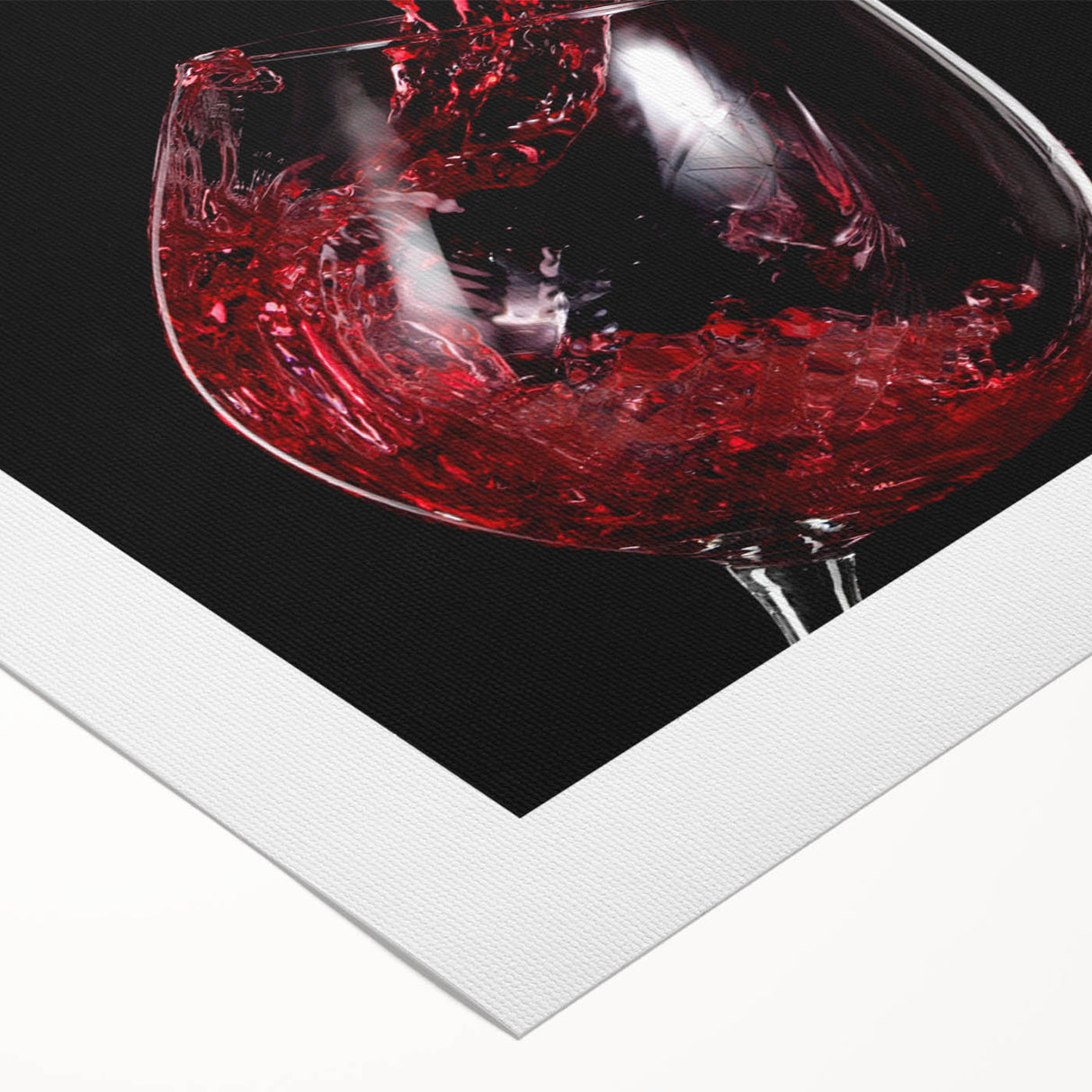 Red Wine Splash Art – Elegant Kitchen & Dining Room Wall Print