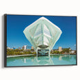 Black and white wall art of a Brazilian landscape on framed canvas, ideal for bedroom decor.