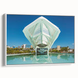 Vintage poster art of Brazilian scenery on framed canvas, featuring colorful art in extra large size.