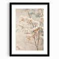 Extra large abstract art print with textured, colorful swirls in a black frame, ideal for living room ambiance.