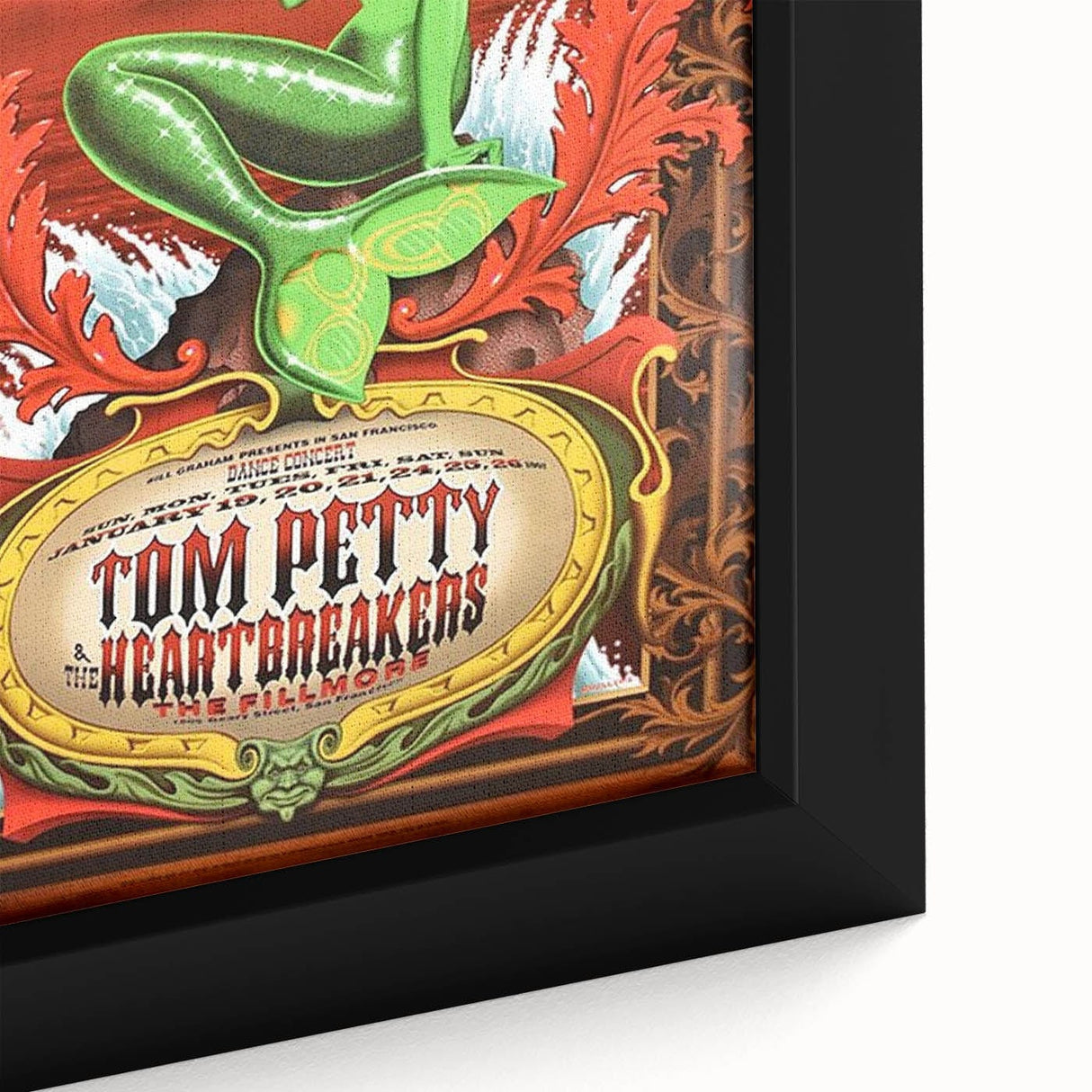 Tom Petty & The Heartbreakers Concert Poster – 1977 Fillmore Art