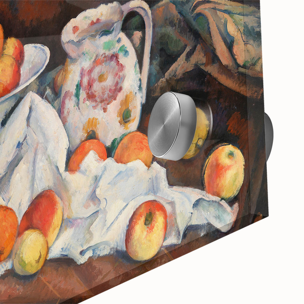 Paul Cézanne Still Life - Impressionist Fruit and Vase Wall Art Print