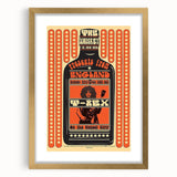 T. Rex 1971 Whiskey A-Go-Go Concert Poster – Vintage Rock Art