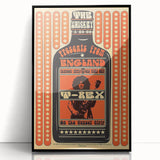 T. Rex 1971 Whiskey A-Go-Go Concert Poster – Vintage Rock Art
