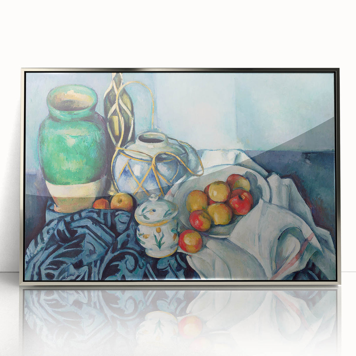 Paul Cézanne Still Life - Apples and Vase Impressionist Wall Art