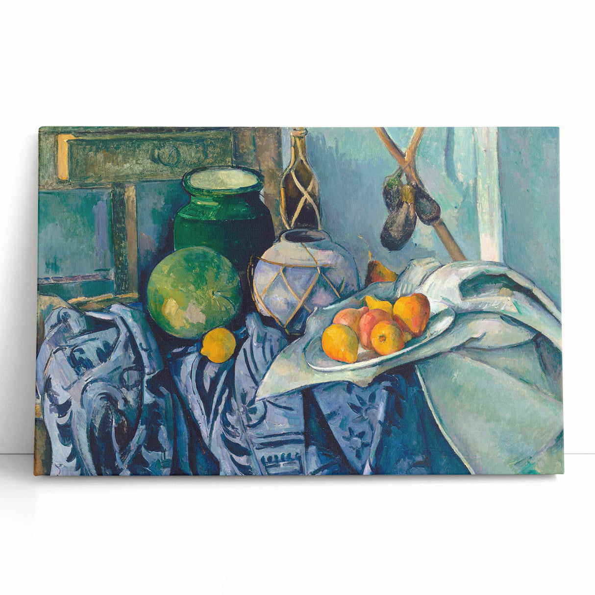 Paul Cézanne Still Life - Apples and Melon Impressionist Wall Art