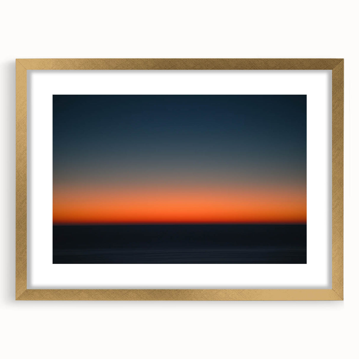 Twilight Gradient – Dynamic Minimal Sunset Abstract Motion Wall Art