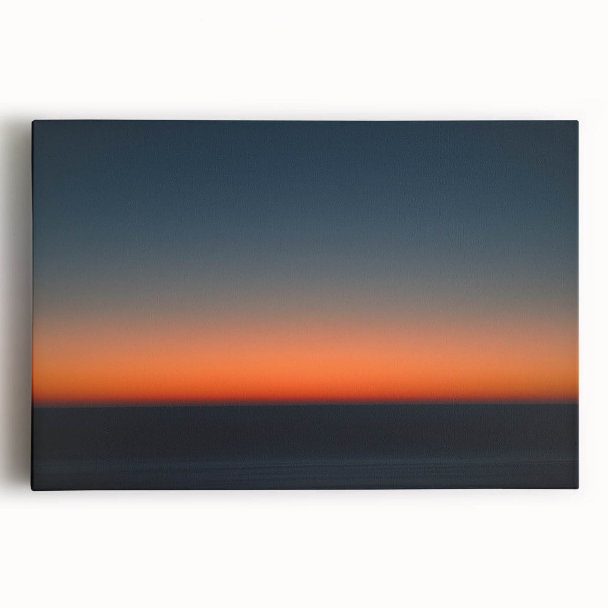 Twilight Gradient – Dynamic Minimal Sunset Abstract Motion Wall Art