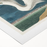 Great White Heron - Romantic Wildlife Art Canvas by Audubon