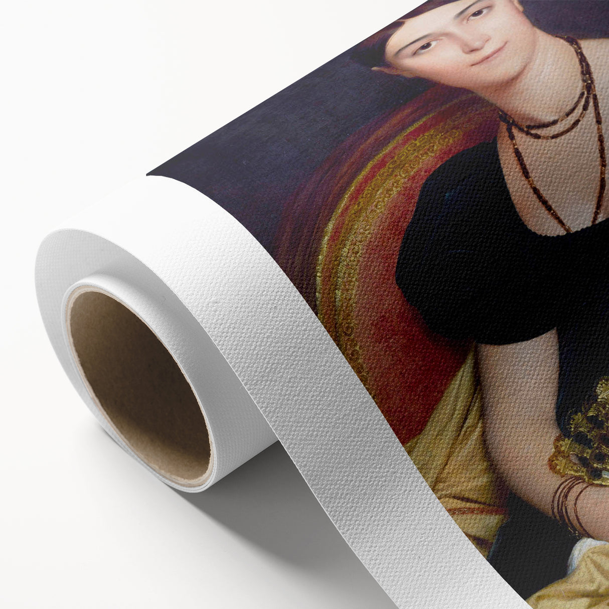 Neoclassical Art Print - Madame Duvaucey Portrait by Ingres (1807)
