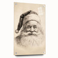 Vintage Santa Sketch – Classic Christmas Wall Hangings