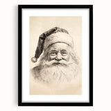 Vintage Santa Sketch – Classic Christmas Wall Hangings