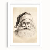 Vintage Santa Sketch – Classic Christmas Wall Hangings