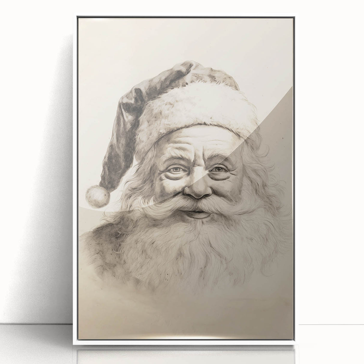 Vintage Santa Sketch – Classic Christmas Wall Hangings