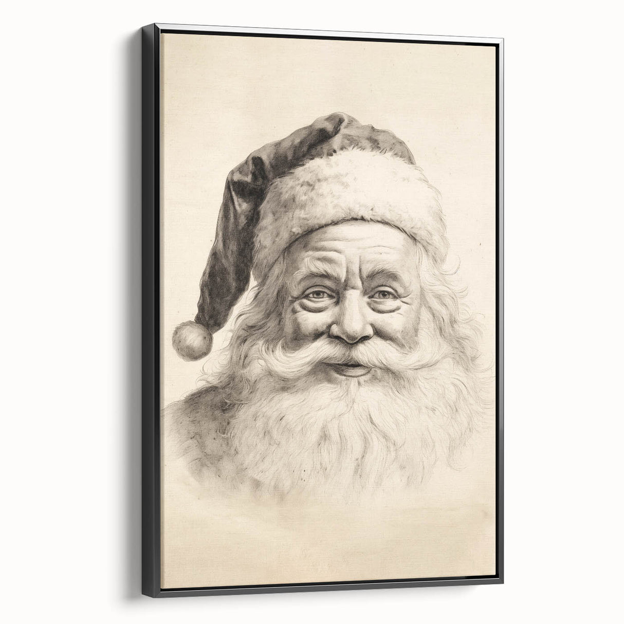 Vintage Santa Sketch – Classic Christmas Wall Hangings