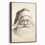 Vintage Santa Sketch – Classic Christmas Wall Hangings