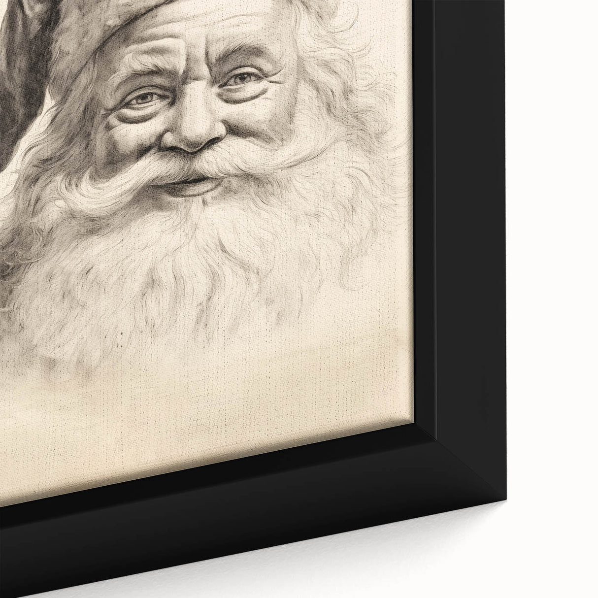 Vintage Santa Sketch – Classic Christmas Wall Hangings