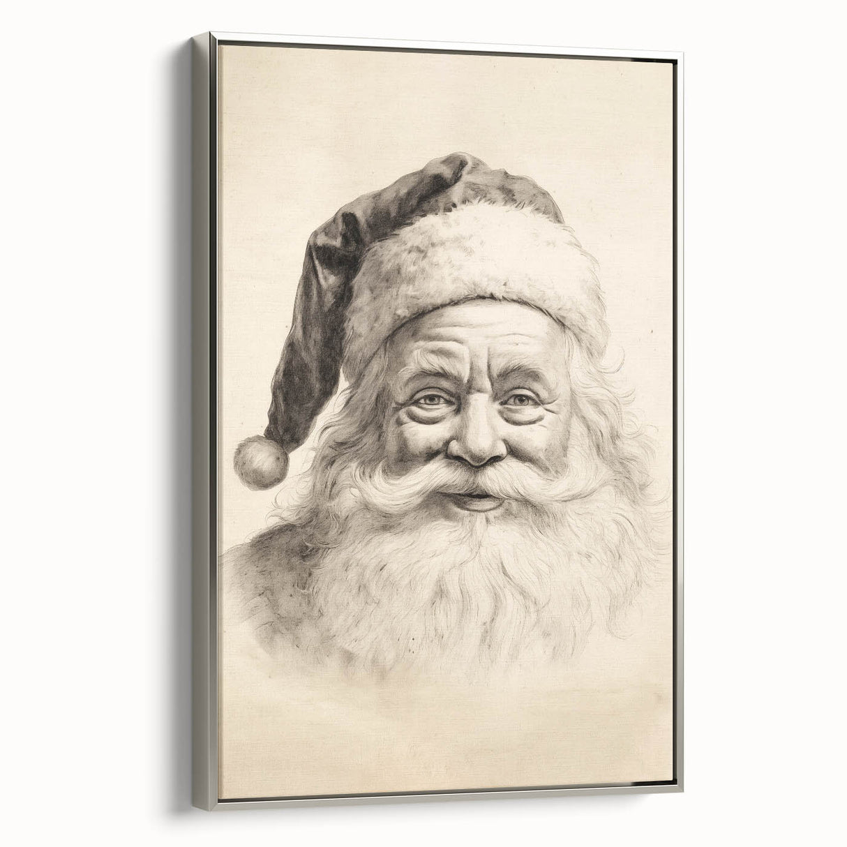 Vintage Santa Sketch – Classic Christmas Wall Hangings