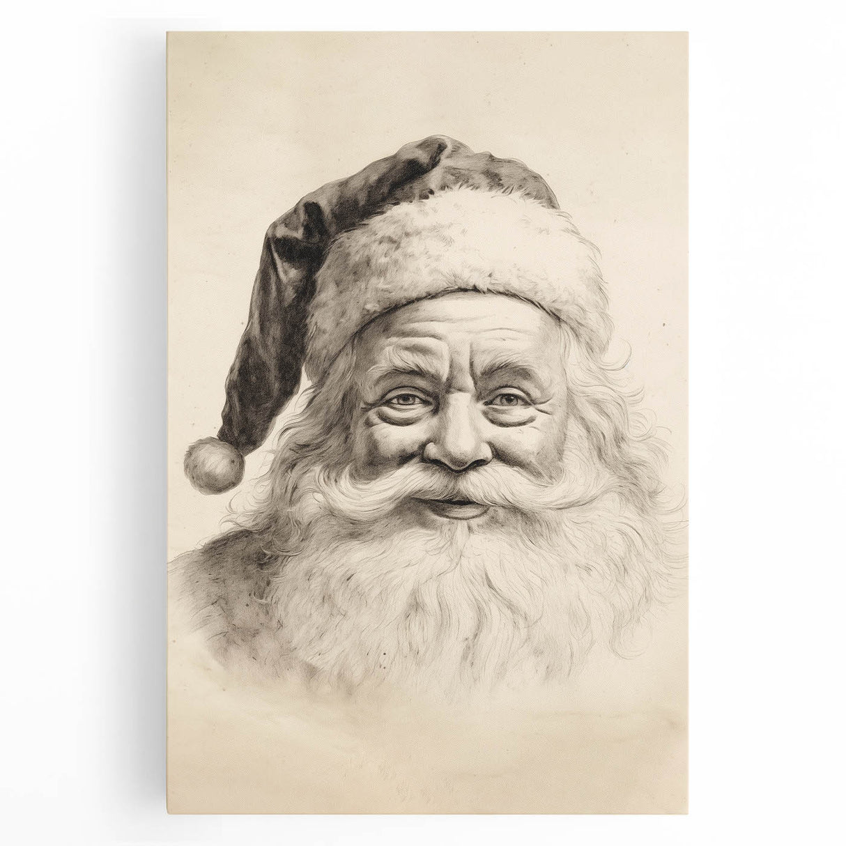 Vintage Santa Sketch – Classic Christmas Wall Hangings