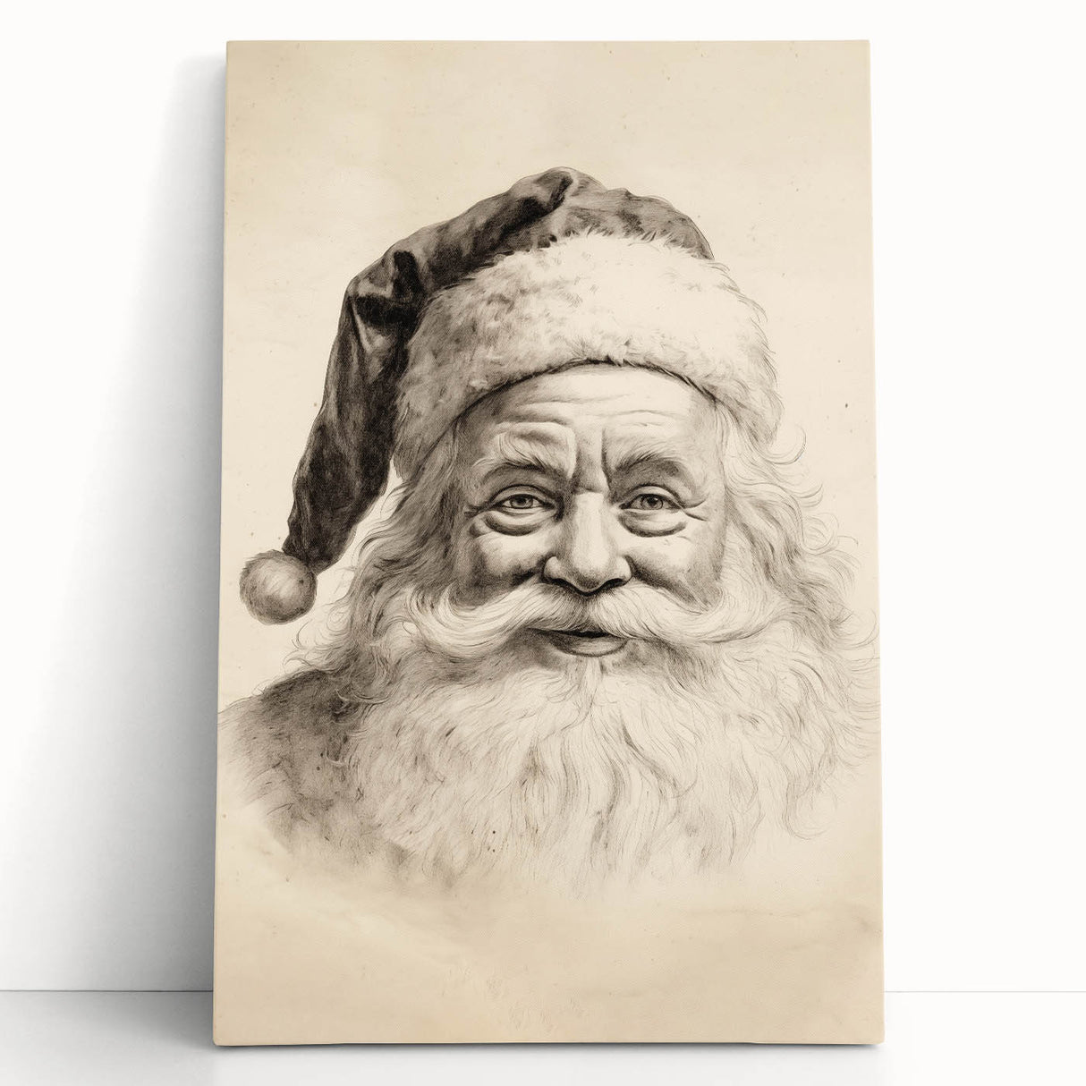 Vintage Santa Sketch – Classic Christmas Wall Hangings