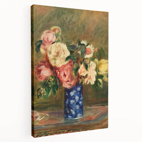 Pierre-Auguste Renoir's Bouquet of Roses - Impressionist Floral Art Print