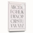 Minimalist Alphabet Nursery Wall Art – Baby Room Decor Prints