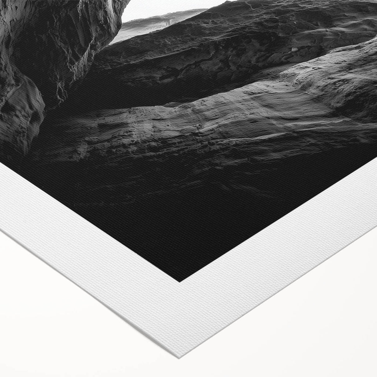 Landscape canvas print depicting vibrant canyons in rich earth tones, showcasing intricate textures and natural beauty, ideal for home decor and art enthusiasts.