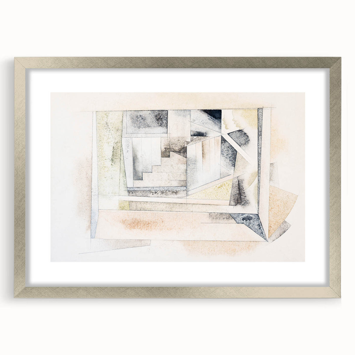 Modern Wall Art Print - Bermuda Stairway by Charles Demuth - Minimalist Decor